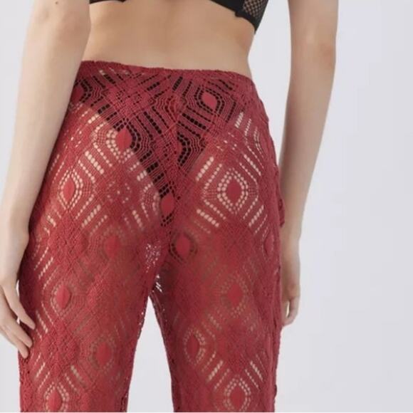 Urban outfitters Tasha Sheer Lace Flare Pants - Picture 7 of 10